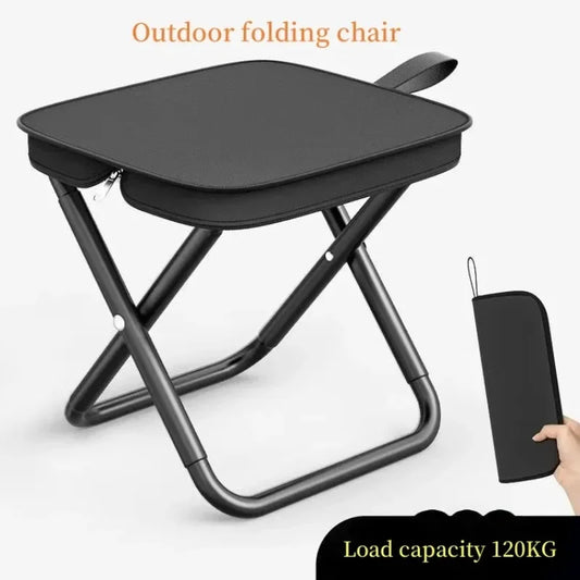 Portable handbag stool folding