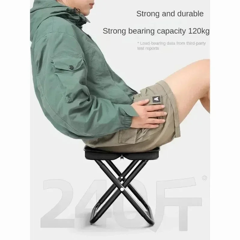 Portable handbag stool folding